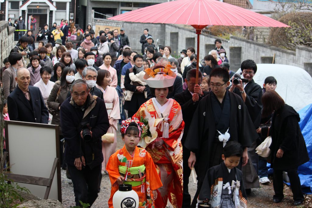 Professor Hayakawa's traditional wedding