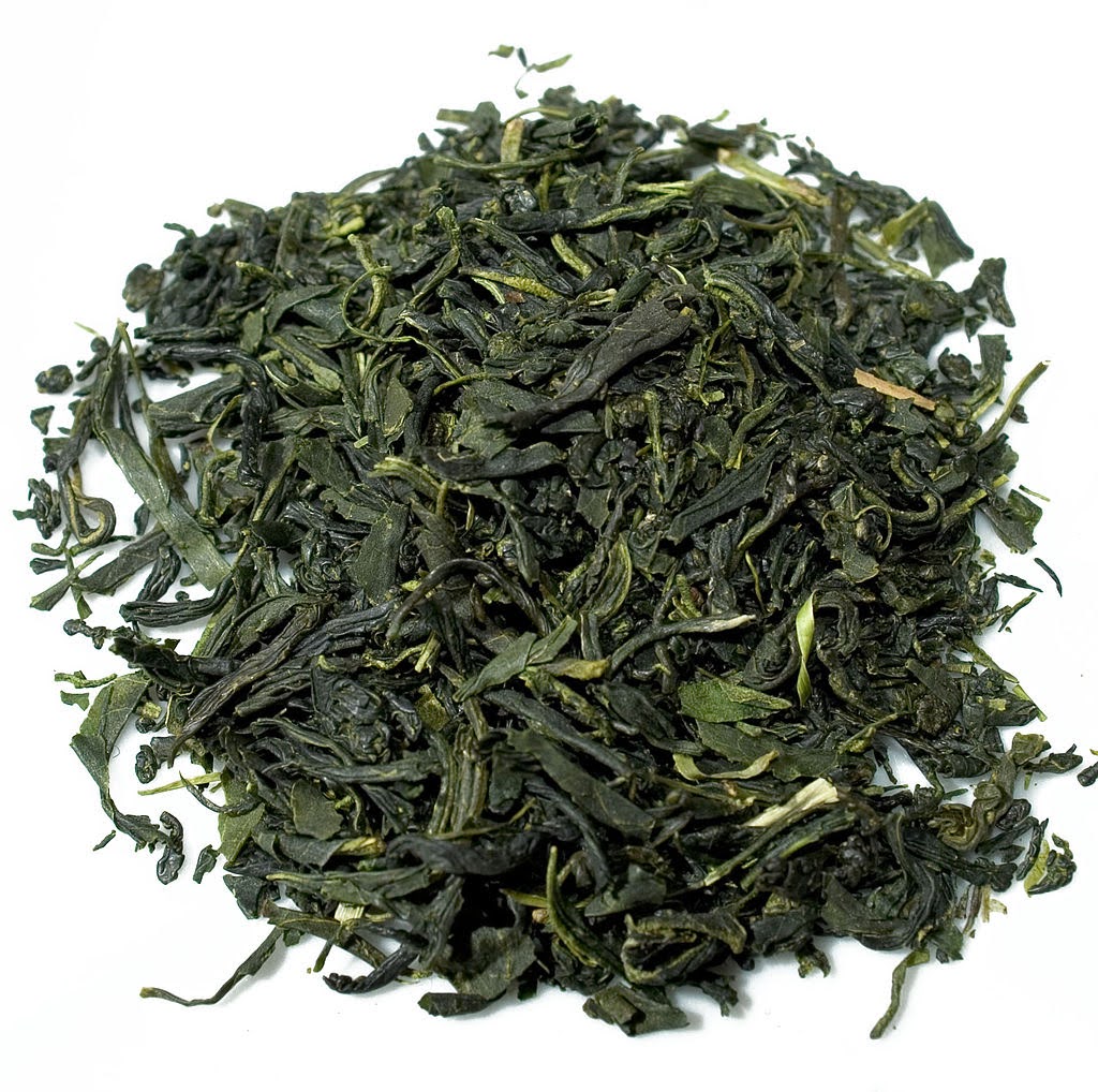 tamaryokucha green tea leaves